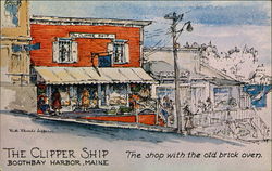 The Clipper Ship, the Shop with the Old Brick Oven Postcard