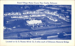 Dutch Village Motor Court New Castle, DE Postcard Postcard