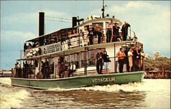 Bayou Barataria Cruise to Lafitte, La Boats, Ships Postcard Postcard