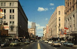 Downtown View Akron, OH Postcard Postcard