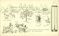 What some people think of Vermont Postcard Postcard