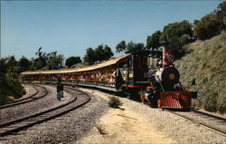 Excursion Train Anaheim, CA Disney Postcard Postcard