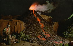 Volcano Knott's Berry Farm Postcard Postcard