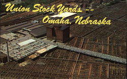 Union Stock Yards Postcard