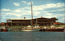 The Flying Bridge Restaurant Postcard