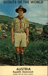 Scouts of the World: Austria (Republik Oesterreich) Postcard