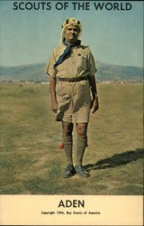 Scouts of the World: Aden Boy Scouts Postcard Postcard