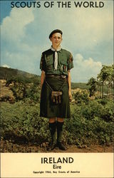 Scouts of the World: Ireland (Eire) Boy Scouts Postcard Postcard