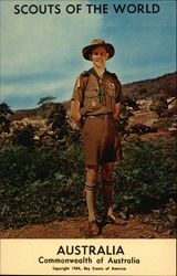 Scouts of the World: Australia (Commonwealth of Australia) Boy Scouts Postcard Postcard