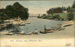 Pontoosuc Lake Postcard