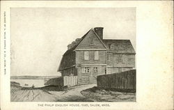 The Philip English House, 1685 Salem, MA Postcard Postcard