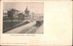 Narrow Gauge Depot Postcard