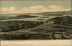 Mountain Scene Lake Willipesaukee, NH Postcard Postcard