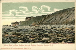 Great Boar's Head looking toward Casino Hampton Beach, NH Postcard Postcard