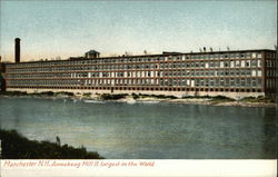 Amoskeag Mill II largest in the world Manchester, NH Postcard Postcard