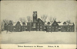 Tilton Seminary in Winter Postcard