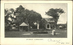 Public Library Postcard