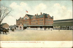 Boston and Maine Railroad Station Postcard