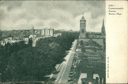 Commonwealth Avenue Postcard