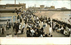 Annual Floral Parade on Board Walk Atlantic City, NJ Postcard Postcard