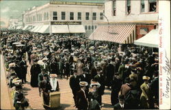 Boardwalk on Easter Sunday Atlantic City, NJ Postcard Postcard