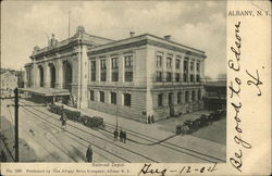 Railroad Depot Albany, NY Postcard Postcard