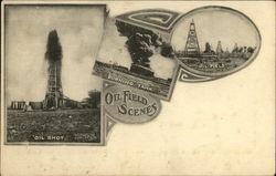 Oil Field Scenes Postcard