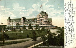 Hotel Samoset Rockland breakwater Postcard