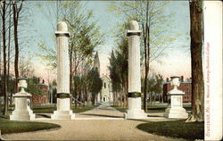 Bowdoin College - Memorial Gateway Postcard