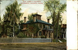 Hol James G. Blaine's Residence Postcard