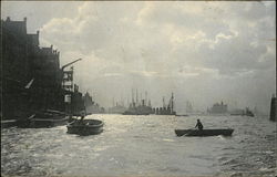 View of Harbor Postcard