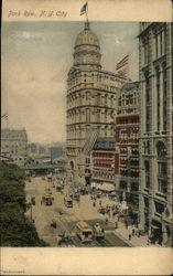 Park Row, New York City Postcard