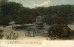 Bethesda Fountain, Central Park Postcard