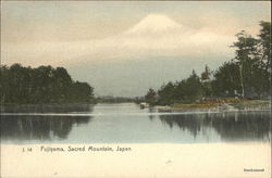 Sacred Mountain Fujiyama, Japan Postcard Postcard