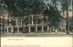 Curtis Hotel Lenox, MA Postcard Postcard