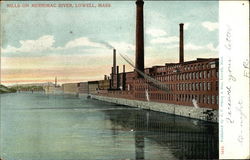 Mills on Merriman River Postcard