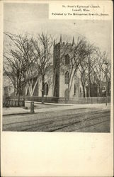 St. Anne's Episcopal Church Lowell, MA Postcard Postcard