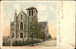 Immaculate Conception Church Lowell, MA Postcard Postcard