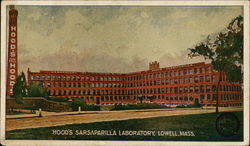 Hood's Sarsaparilla Laboratory Postcard