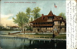 Vesper Boat Club House Postcard