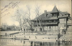 Vesper Boat House Postcard