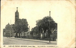 Ladd and Whitney Monument Lowell, MA Postcard Postcard