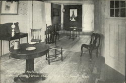 Fromt Room, Spalding House Lowell, MA Postcard Postcard