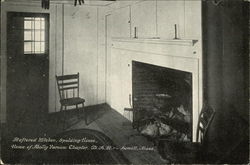 Raftered Kitchen, Spalding House Lowell, MA Postcard Postcard