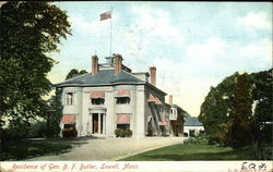 Residence of General B. F. Butler Postcard