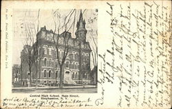 Central High School, Main Street Postcard