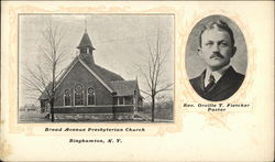 Broad Avenue Presbyterian Church Postcard