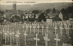 Chateau-Thierry the military cementery Postcard