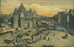 Nieuwe Markt met Waag Postcard