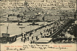 Galata Bridge Postcard